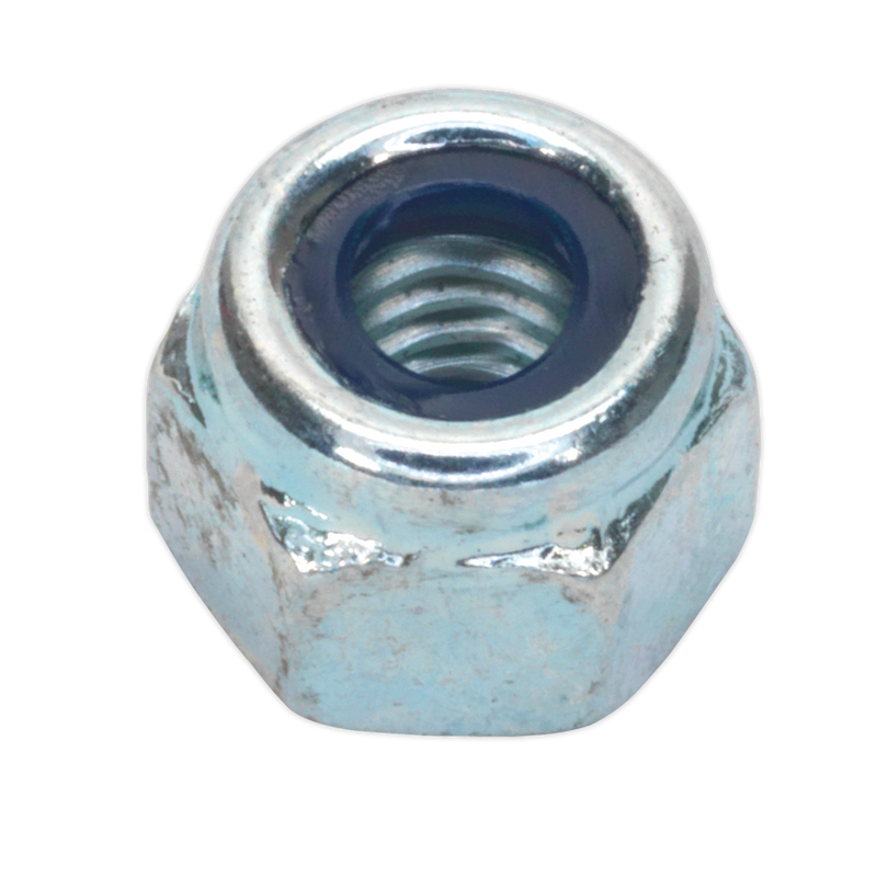 Nylon Lock Nut M5 Zinc DIN 982 Pack of 100 | Pipe Manufacturers Ltd..