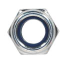 Nylon Lock Nut M8 Zinc DIN 982 Pack of 100 | Pipe Manufacturers Ltd..