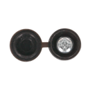 Numberplate Screw & Flip Cap 4.2 x 19mm Black Pack of 50 | Pipe Manufacturers Ltd..