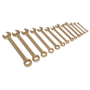 Combination Spanner Set 13pc 8-32mm Non-Sparking | Pipe Manufacturers Ltd..