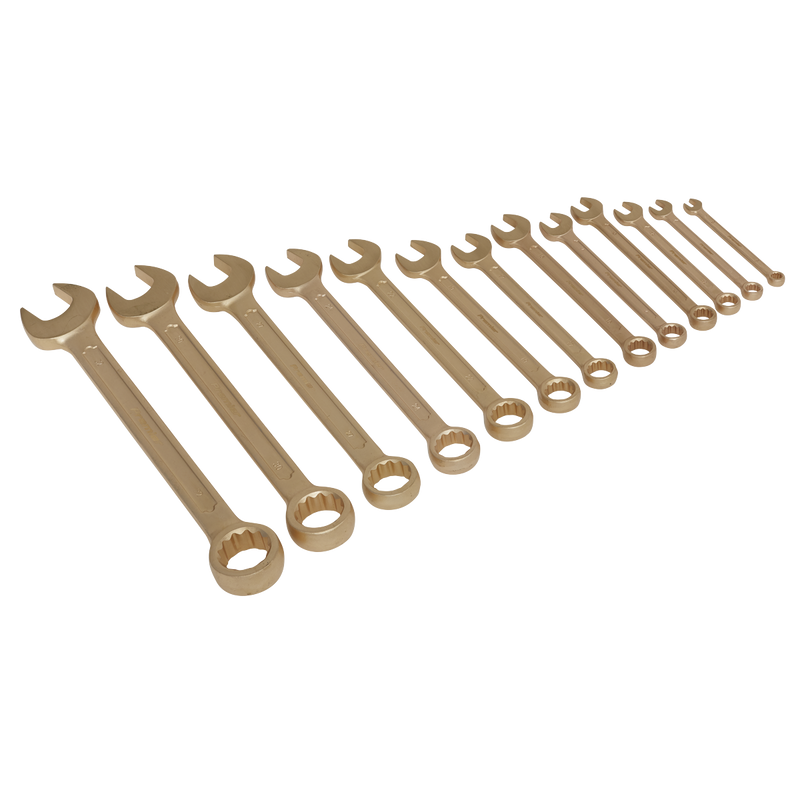 Combination Spanner Set 13pc 8-32mm Non-Sparking | Pipe Manufacturers Ltd..