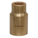 Socket 12mm 1/2"Sq Drive Non-Sparking WallDrive¨ | Pipe Manufacturers Ltd..
