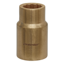 Socket 13mm 1/2"Sq Drive Non-Sparking WallDrive¨ | Pipe Manufacturers Ltd..