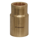 Socket 14mm 1/2"Sq Drive Non-Sparking WallDrive¨ | Pipe Manufacturers Ltd..
