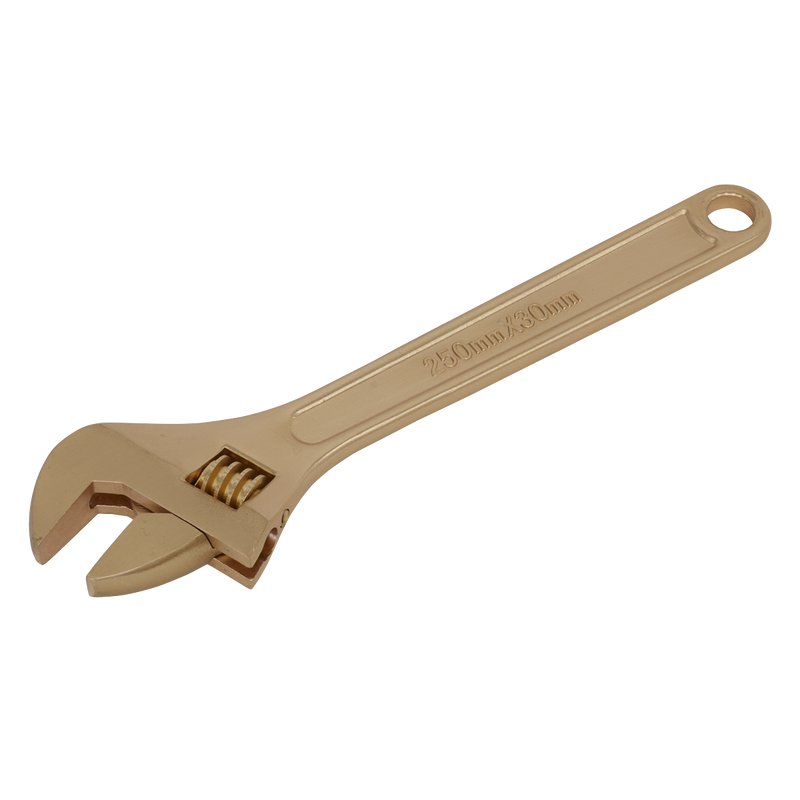 Adjustable Wrench 250mm Non-Sparking | Pipe Manufacturers Ltd..