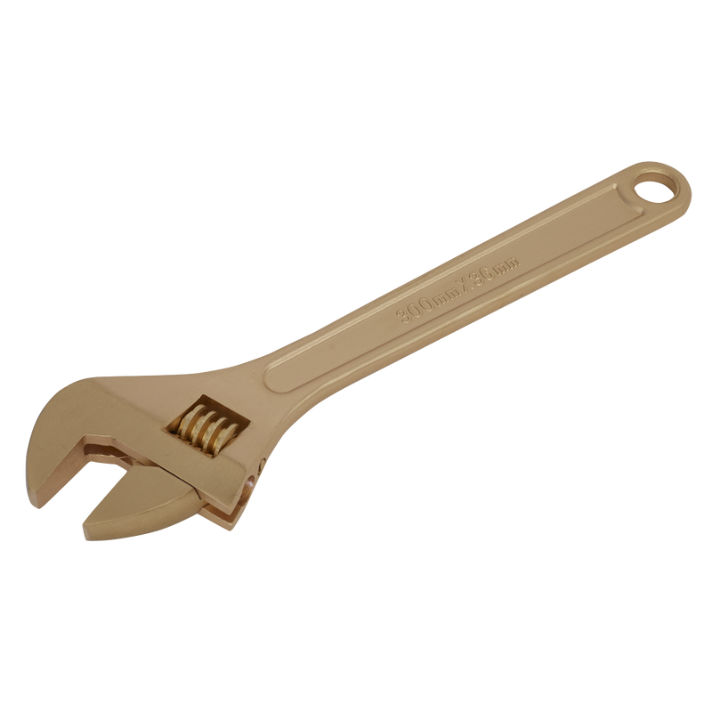 Adjustable Wrench 300mm Non-Sparking | Pipe Manufacturers Ltd..