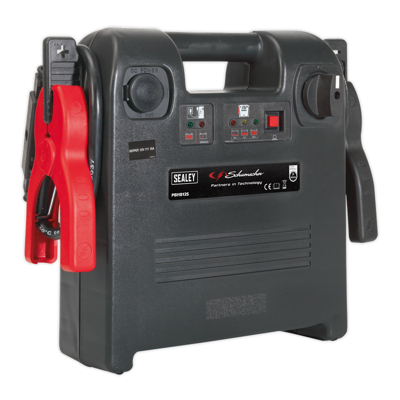 Schumacher¨ RoadStart¨ Emergency Jump Starter 12V 1700 Peak Amps DEKRA Approved | Pipe Manufacturers Ltd..