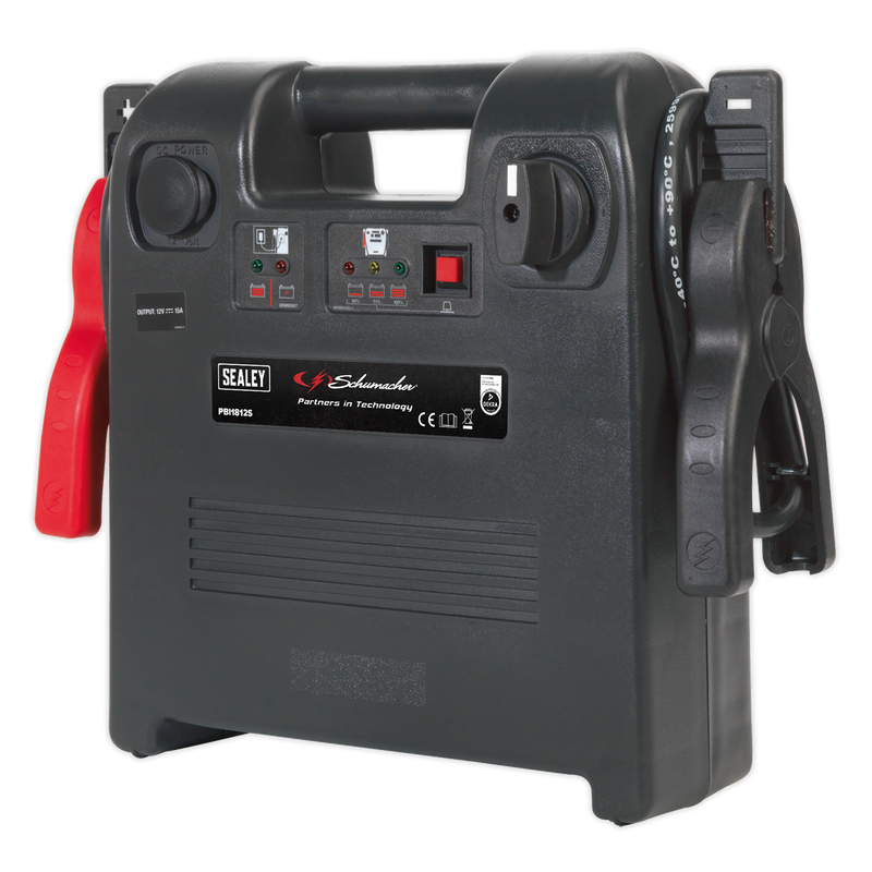 Schumacher¨ RoadStart¨ Emergency Jump Starter 12V 1700 Peak Amps DEKRA Approved | Pipe Manufacturers Ltd..