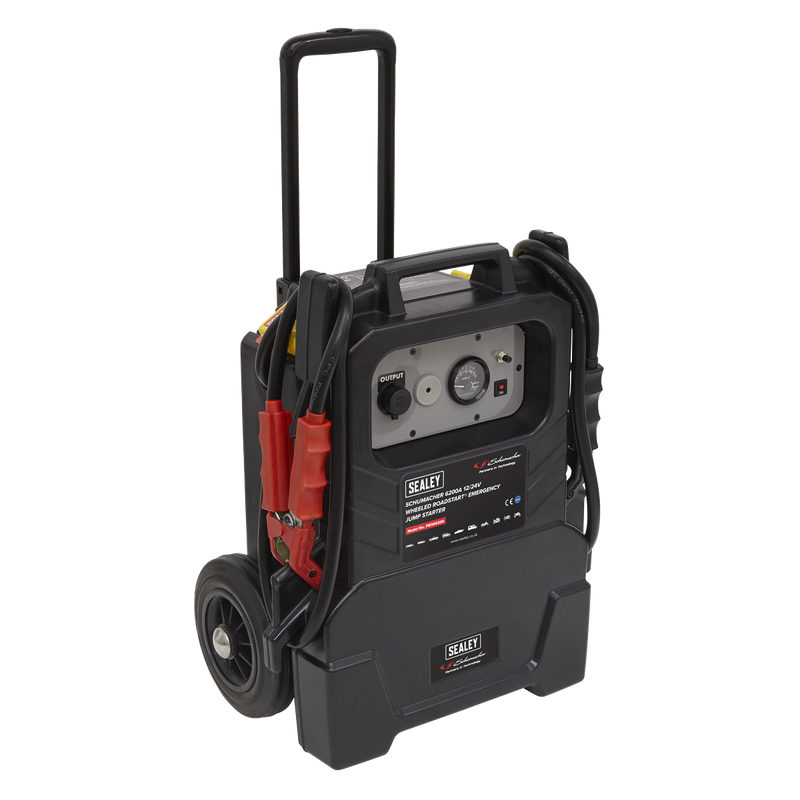 Schumacher¨ Wheeled RoadStart¨ Emergency Jump Starter 12/24V 1500hp | Pipe Manufacturers Ltd..