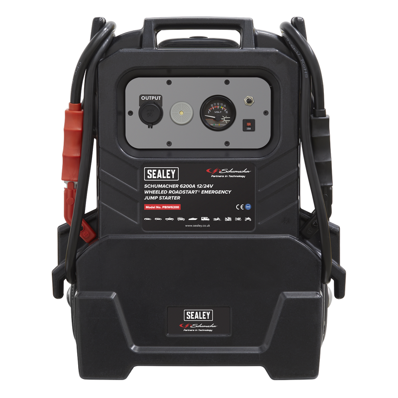 Schumacher¨ Wheeled RoadStart¨ Emergency Jump Starter 12/24V 1500hp | Pipe Manufacturers Ltd..