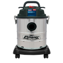 Vacuum Cleaner Wet & Dry 20L 1200W/230V Stainless Drum | Pipe Manufacturers Ltd..