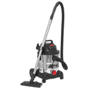 Vacuum Cleaner Industrial Wet & Dry 20L 1250W/230V Stainless Drum | Pipe Manufacturers Ltd..