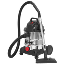 Vacuum Cleaner Industrial Wet & Dry 20L 1250W/230V Stainless Drum | Pipe Manufacturers Ltd..