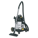 Vacuum Cleaner Industrial Wet & Dry 20L 1250W/110V Stainless Drum | Pipe Manufacturers Ltd..