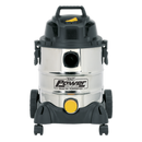 Vacuum Cleaner Industrial Wet & Dry 20L 1250W/110V Stainless Drum | Pipe Manufacturers Ltd..