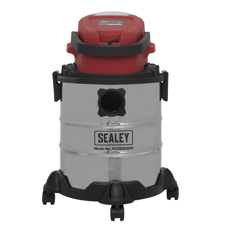 Vacuum Cleaner Cordless Wet & Dry 20L 20V - Body Only | Pipe Manufacturers Ltd..