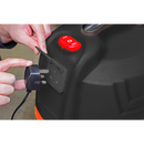 Vacuum Cleaner Cyclone Wet & Dry 30L Double Stage 1200W/230V | Pipe Manufacturers Ltd..