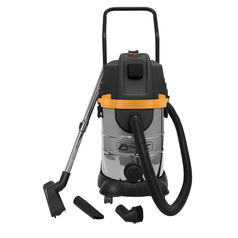Vacuum Cleaner Cyclone Wet & Dry 30L Double Stage 1200W/230V | Pipe Manufacturers Ltd..