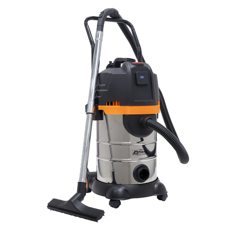 Vacuum Cleaner Cyclone Wet & Dry 30L Double Stage 1200W/230V | Pipe Manufacturers Ltd..
