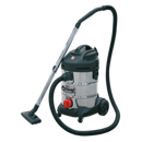Vacuum Cleaner Industrial 30L 1400W/230V Stainless Drum | Pipe Manufacturers Ltd..