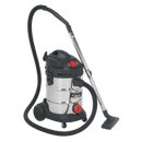 Vacuum Cleaner Industrial 30L 1400W/230V Stainless Drum Auto Start | Pipe Manufacturers Ltd..