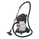 Vacuum Cleaner Industrial 30L 1400W/230V Stainless Drum Auto Start | Pipe Manufacturers Ltd..