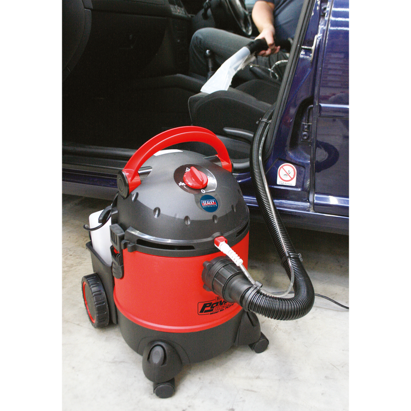 Valeting Machine Wet & Dry with Accessories 20L 1250W/230V | Pipe Manufacturers Ltd..