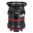 Vacuum Cleaner Industrial Wet/Dry 35L 1200W/230V Plastic Drum Class M Filtration Self-Clean Filter | Pipe Manufacturers Ltd..