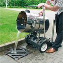 Vacuum Cleaner Industrial Wet & Dry 77L Stainless Steel Drum with Swivel Emptying 2400W | Pipe Manufacturers Ltd..