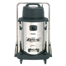 Vacuum Cleaner Industrial Wet & Dry 77L Stainless Steel Drum with Swivel Emptying 2400W | Pipe Manufacturers Ltd..