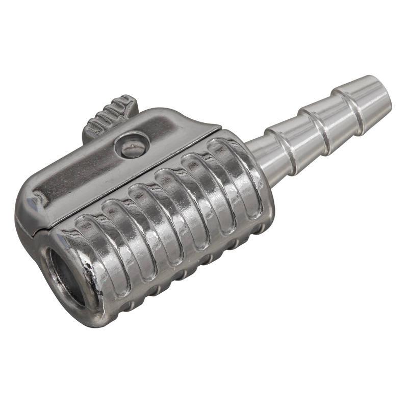 Straight Swivel Tyre Inflator Clip-On Connector 6mm Bore | Pipe Manufacturers Ltd..