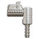 90¡ Angled Swivel Tyre Inflator Clip-On Connector 8mm Bore | Pipe Manufacturers Ltd..