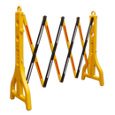 Folding Barrier 2500mm Plastic | Pipe Manufacturers Ltd..
