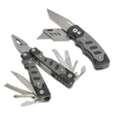 Multi-Tool & Twin Blade Knife Set 2pc 15 Function | Pipe Manufacturers Ltd..