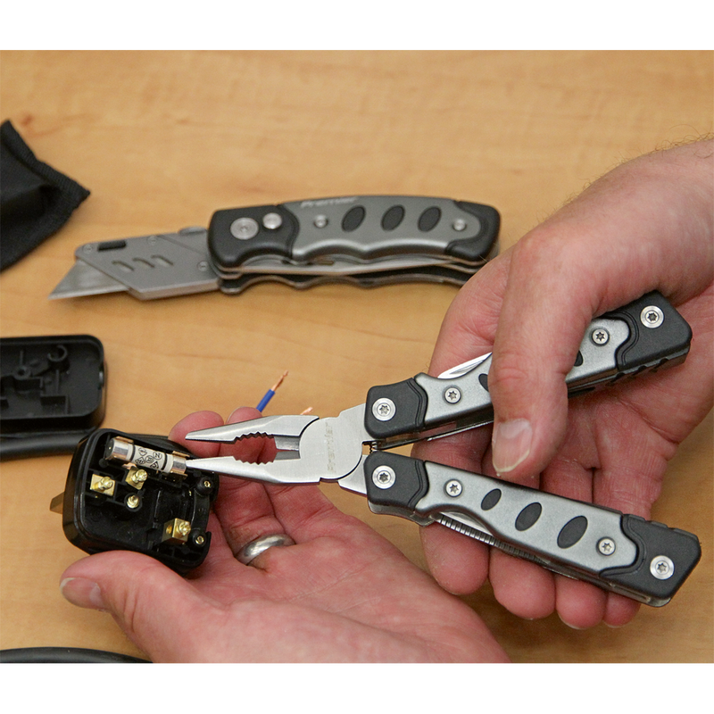 Multi-Tool & Twin Blade Knife Set 2pc 15 Function | Pipe Manufacturers Ltd..
