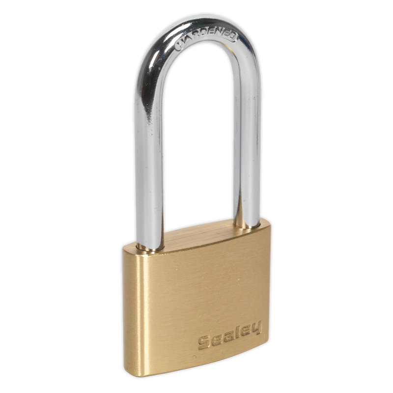 Brass Body Padlock Long Shackle 50mm | Pipe Manufacturers Ltd..