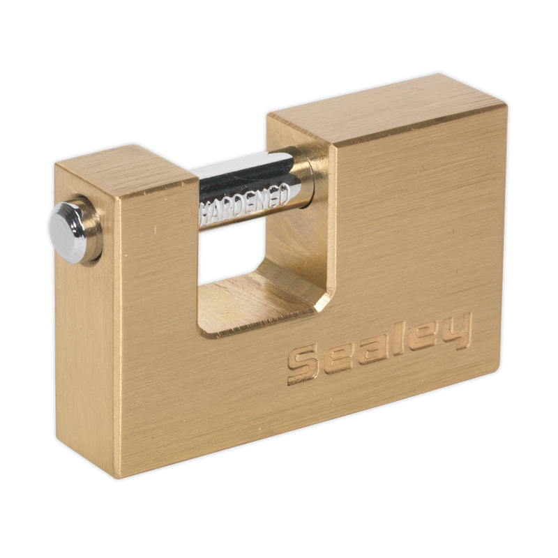 Brass Body Shutter Padlock 60mm | Pipe Manufacturers Ltd..