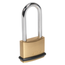 Brass Body Padlock Long Shackle 40mm | Pipe Manufacturers Ltd..