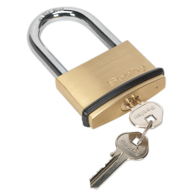 Brass Body Padlock Long Shackle 60mm | Pipe Manufacturers Ltd..