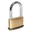 Brass Body Padlock Long Shackle 60mm | Pipe Manufacturers Ltd..