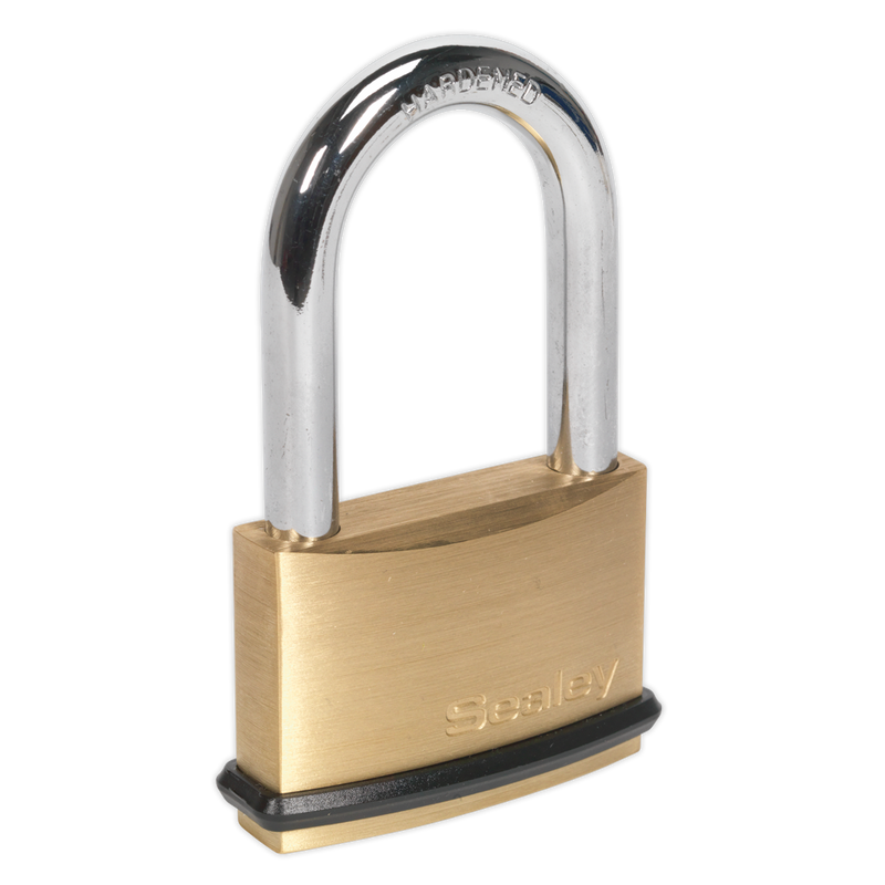 Brass Body Padlock Long Shackle 60mm | Pipe Manufacturers Ltd..