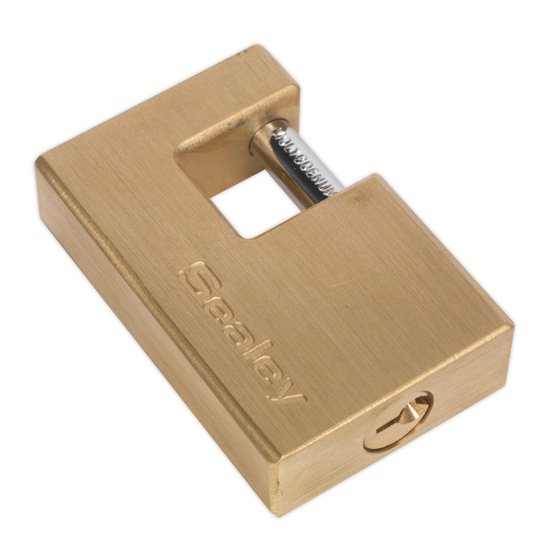Brass Shutter Padlock 56mm | Pipe Manufacturers Ltd..