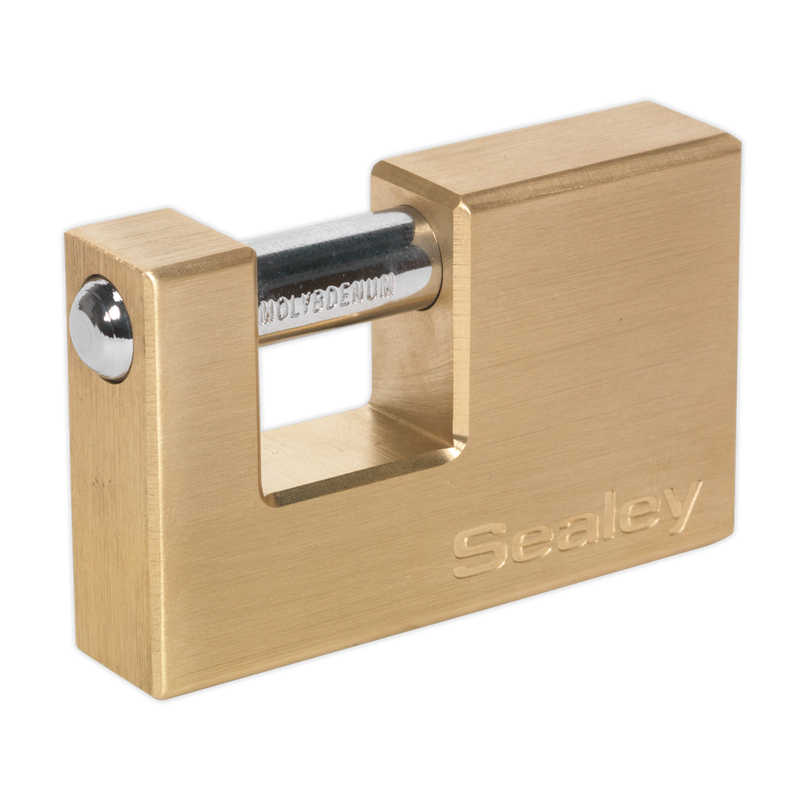 Brass Shutter Padlock 76mm | Pipe Manufacturers Ltd..