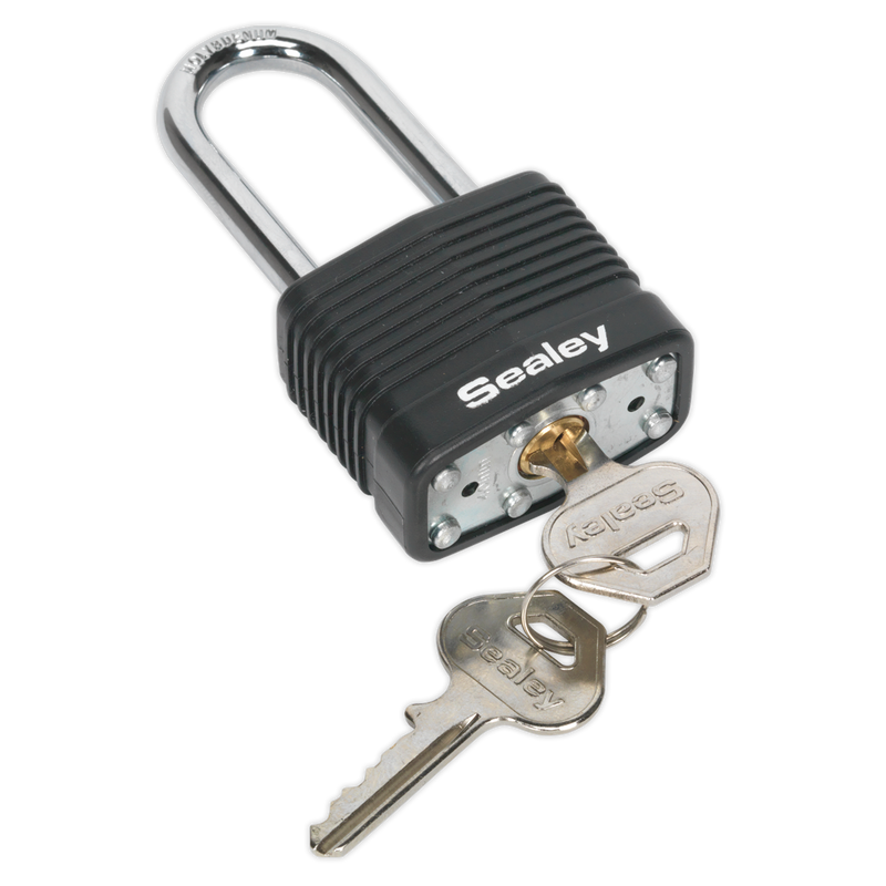 Steel Body Padlock Long Shackle 40mm | Pipe Manufacturers Ltd..