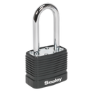 Steel Body Padlock Long Shackle 40mm | Pipe Manufacturers Ltd..