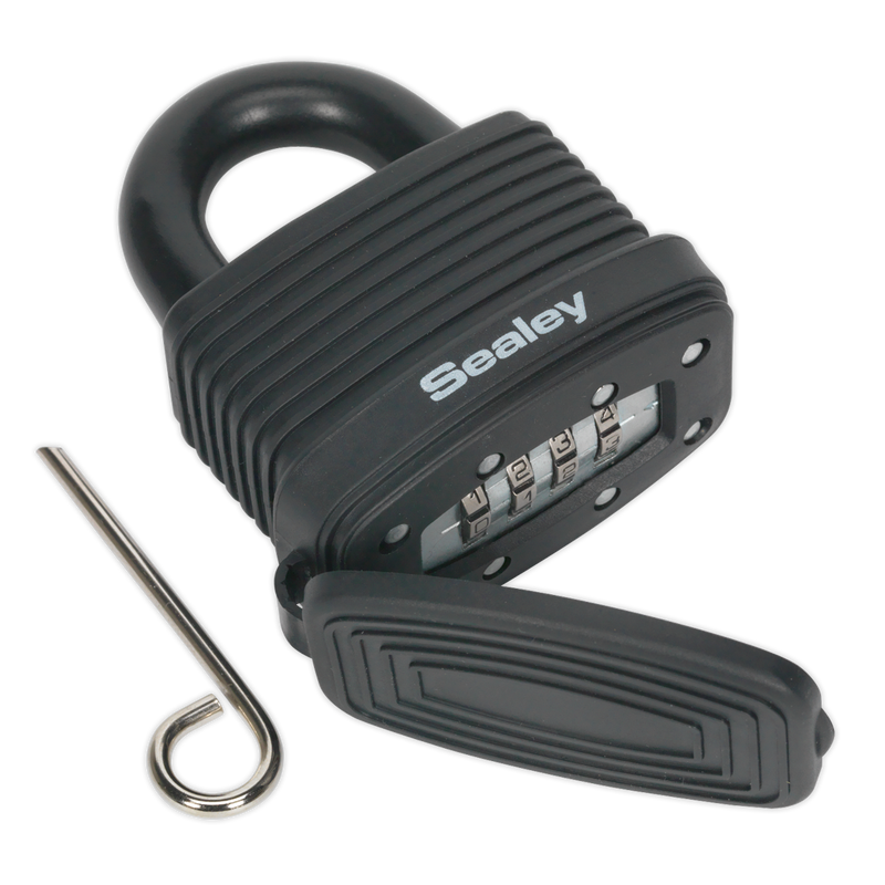 Steel Body Weatherproof Combination Padlock 48mm | Pipe Manufacturers Ltd..