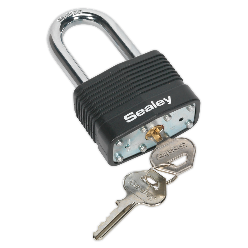 Steel Body Padlock Long Shackle 50mm | Pipe Manufacturers Ltd..