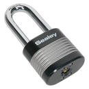 Zinc Coated Steel Body Padlock Long Shackle 50mm | Pipe Manufacturers Ltd..