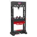 Premier Air/Hydraulic Press 30tonne Floor Type with Sliding Ram and Foot Pedal | Pipe Manufacturers Ltd..