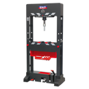 Premier Air/Hydraulic Press 30tonne Floor Type with Sliding Ram and Foot Pedal | Pipe Manufacturers Ltd..